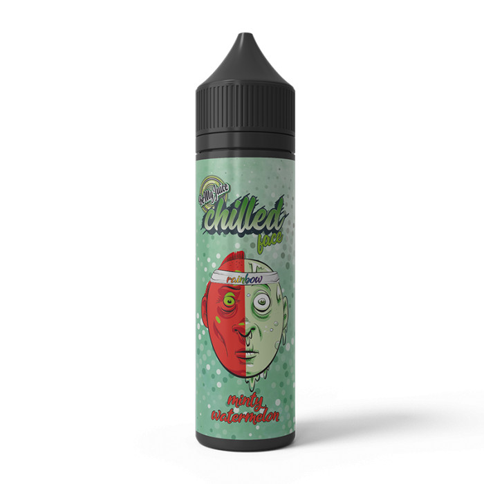 BeMyJuice Chilled Face Rainbow Longfill 10 ml Minty Watermelon