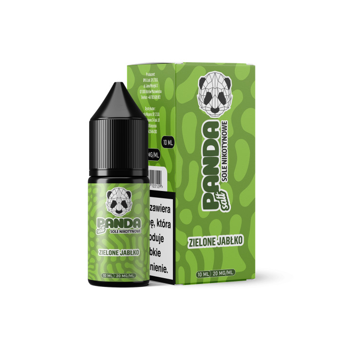 Panda Salt Liquid 10 ml 20 mg Zielone Jabłko