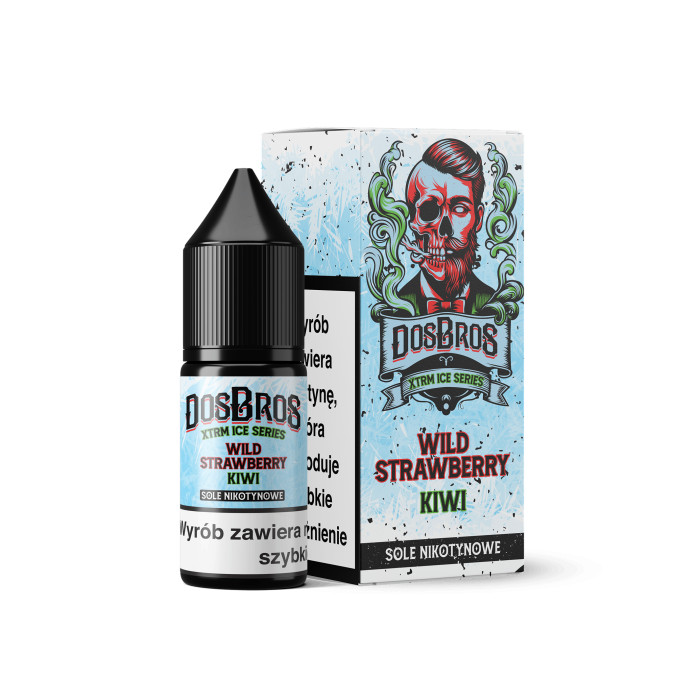 DosBros Salt Liquid 10 ml 20 mg XTRM Wild Strawberry x Kiwi