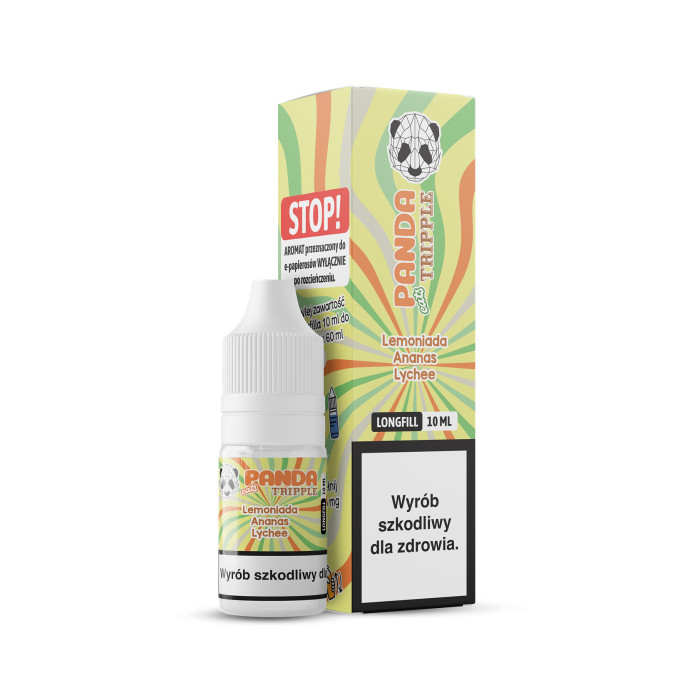 [26] Panda Eats Tripple Longfill 10 ml Lemoniada Ananas Lychee