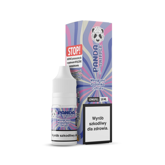 [26] Panda Eats Tripple Longfill 10 ml Winogron Poziomka Cytrusy