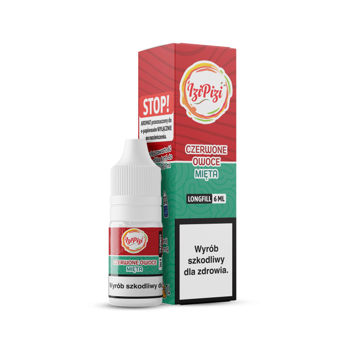 [26] BeMyJuice Izi Pizi Longfill 6 ml Czerwone Owoce Mięta MINT