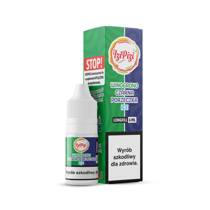 [26] BeMyJuice Izi Pizi Longfill 6 ml Winogrono Czarna Porzeczka ICE