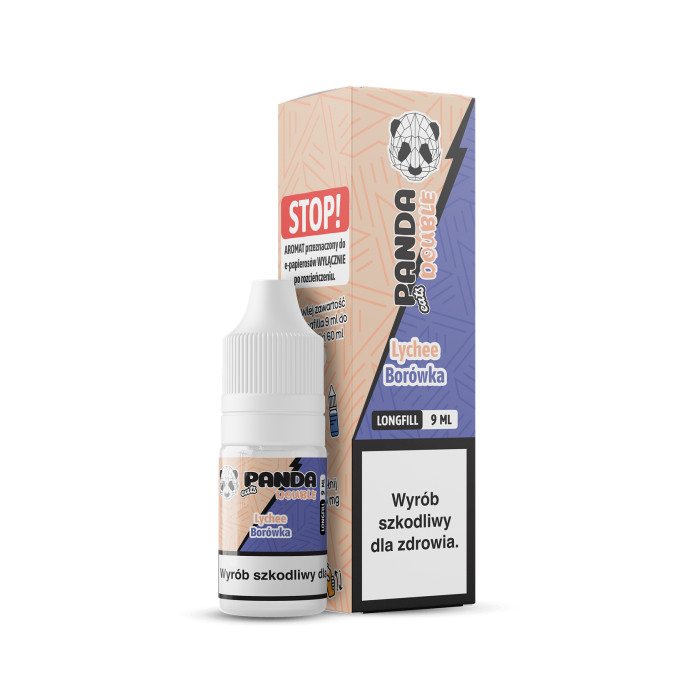 [26] Panda Eats Double Longfill 9 ml Lychee Borówka
