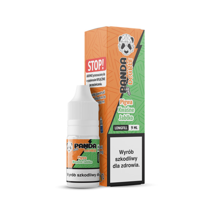 [26] Panda Eats Double Longfill 9 ml Pigwa Kwaśne Jabłko