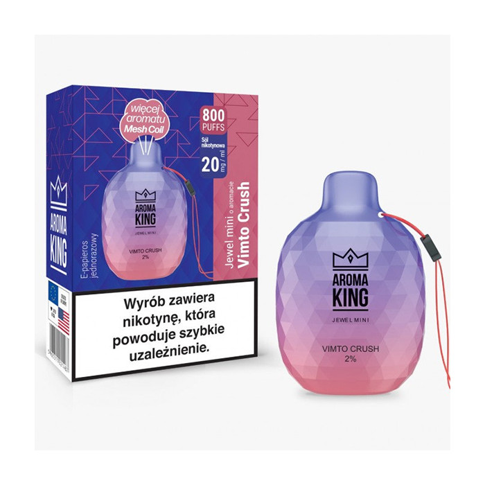Aroma King Jednorazowy Jewel 800 Banana Milk 20mg