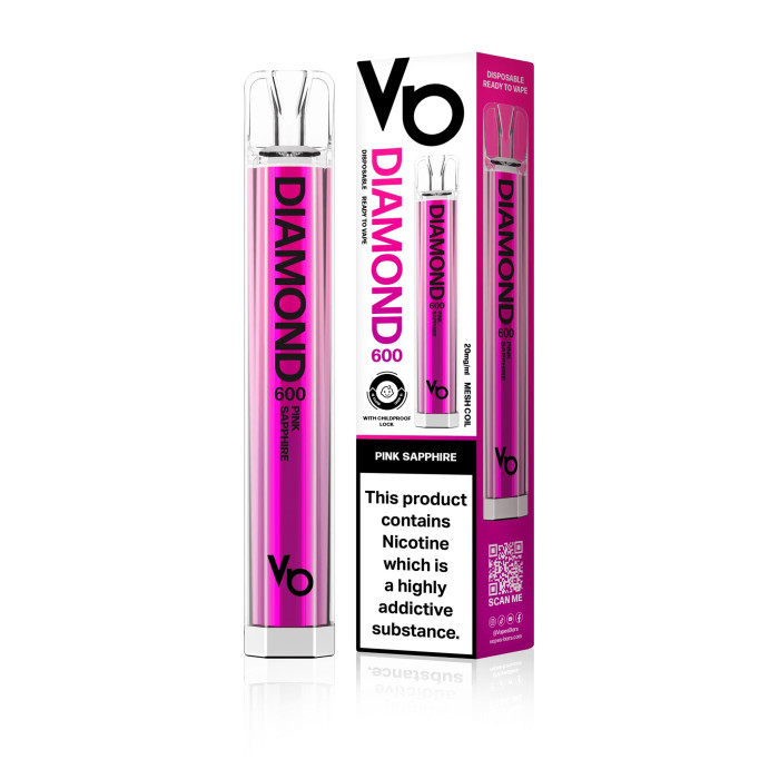 Vapes Bars Diamond Jednorazowy 600 Pink Sapphire