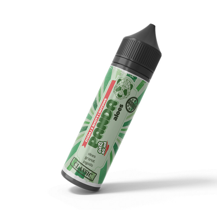 Panda Eats Classic Shortfill 40ml Aloes Granat Jagoda
