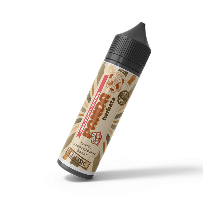Panda Eats Classic Shortfill 40ml Herbata Limonka Trawa Cytrynowa